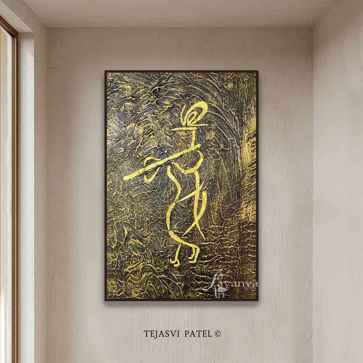 Radha Krishna Painting | Modern Indian Canvas Art