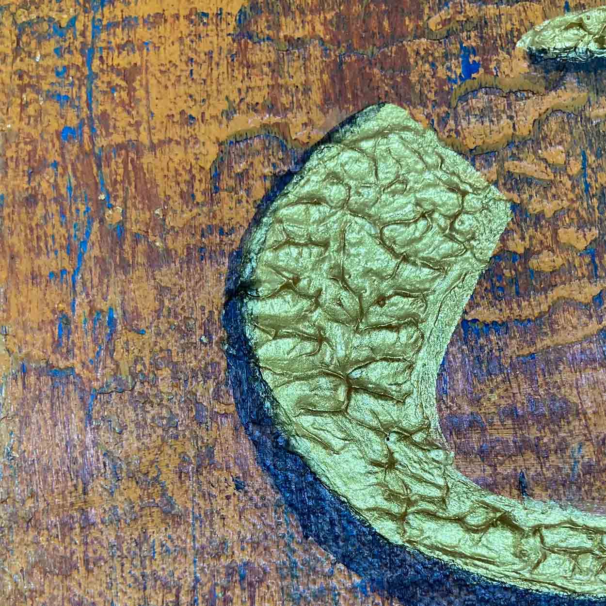 Abstract Om Painting | Modern Indian Spiritual Canvas Art