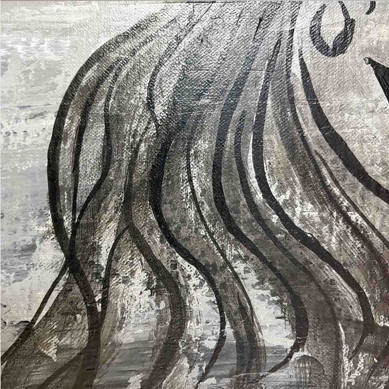 Contemporary Shiva Painting | Modern Indian Abstract Canvas Art