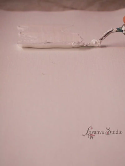 Lavanya Art Studio Shiva Painting process, canvas painting reel.