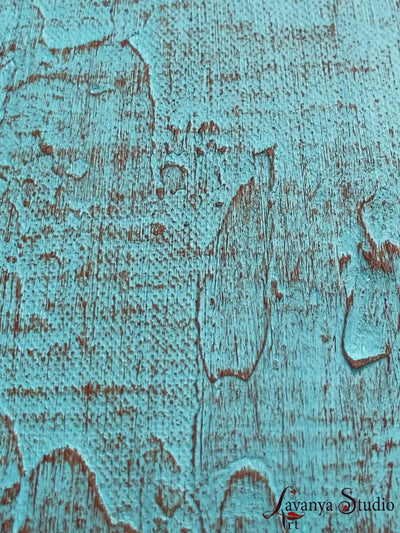 Abstract Ganpati painting video, layered acrylic texture reveal.