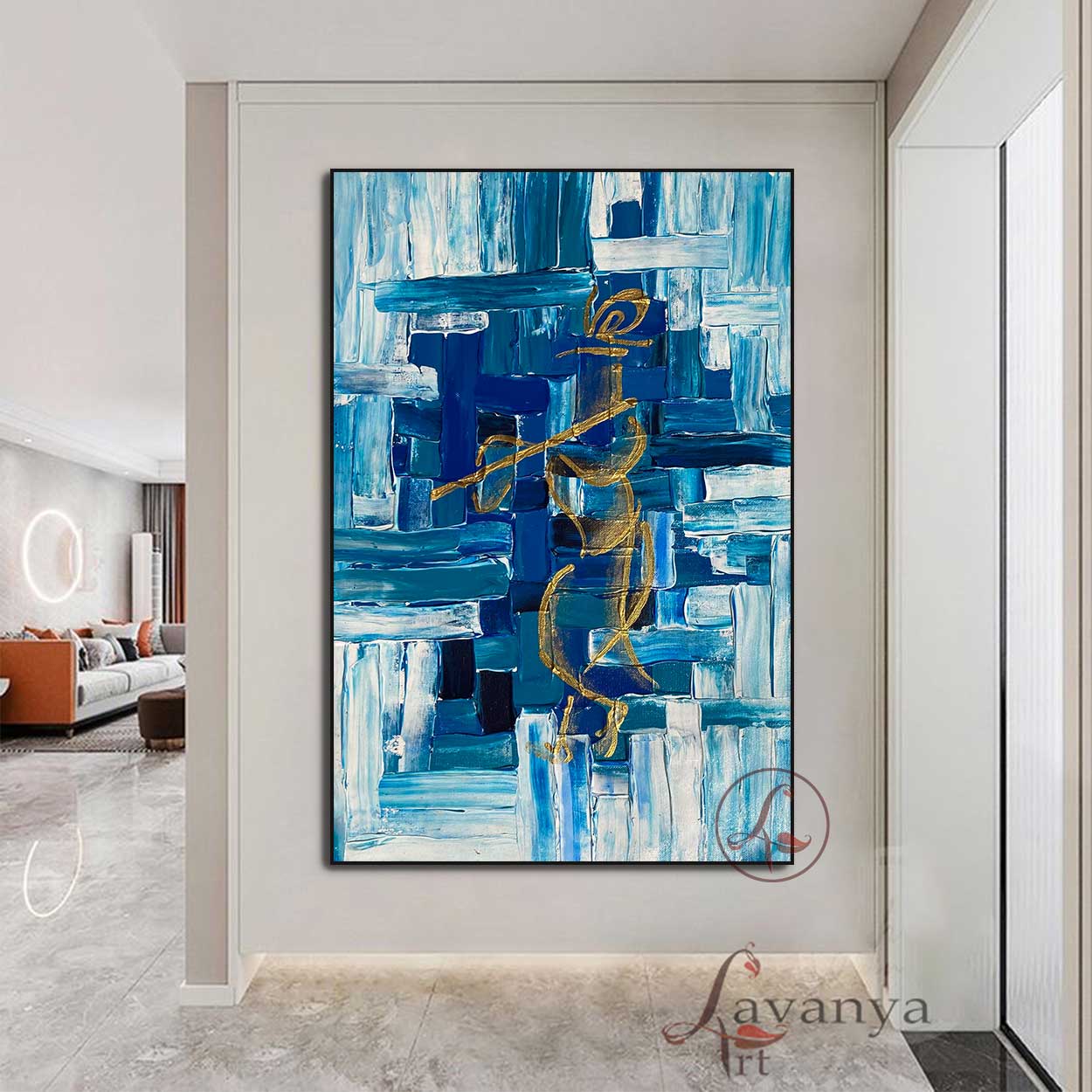 Krishna Painting | Modern Indian Canvas Wall Art