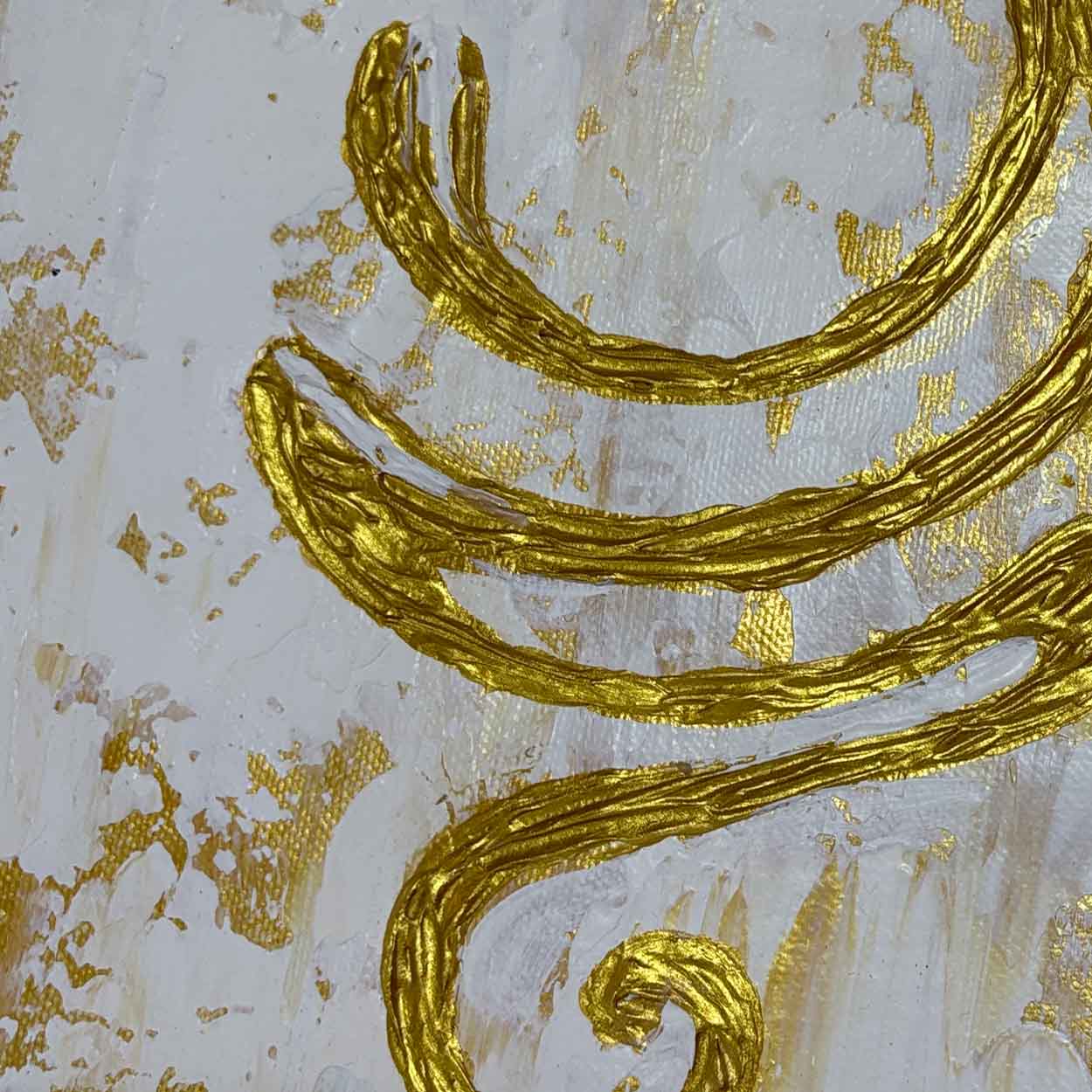 Abstract Om Canvas Painting | Modern Indian Art