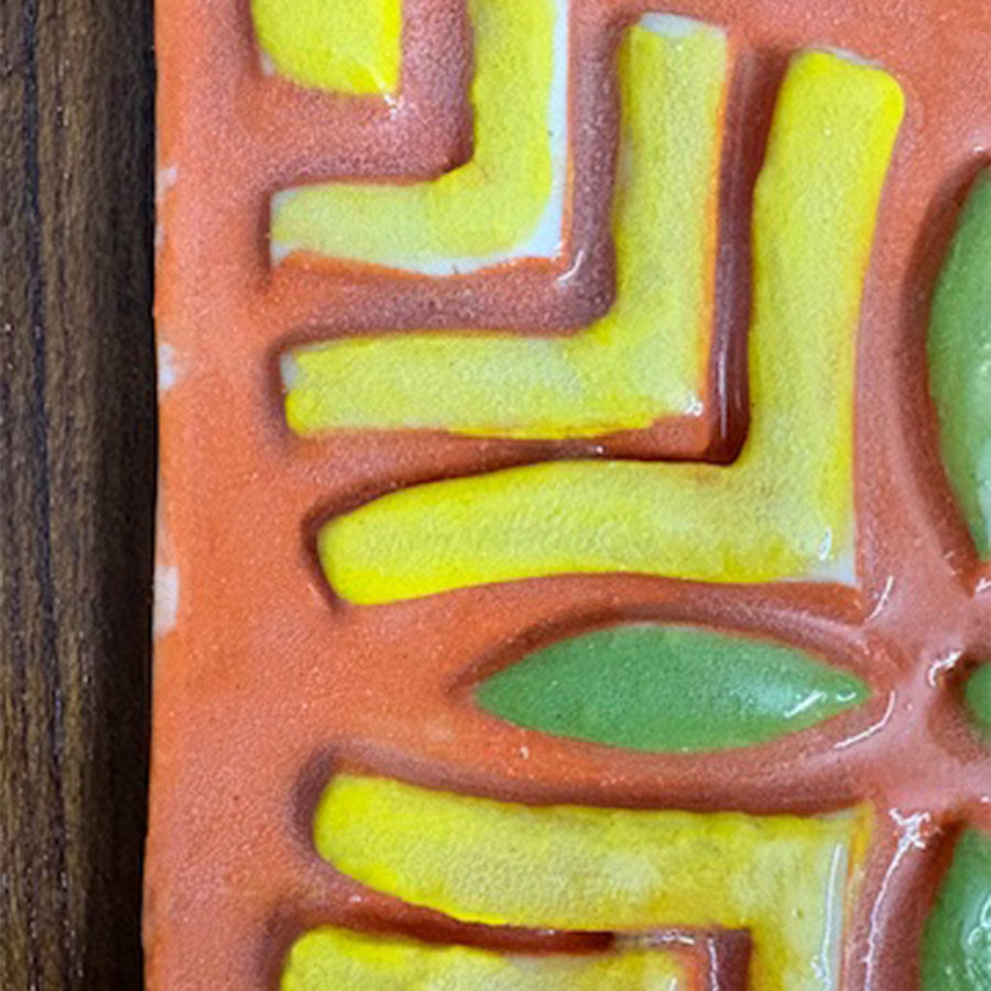 Ceramic Wall Art | Handmade Tile Frame Decorative Piece